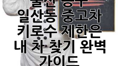 울산 동구 일산동 중고차, 키로수 제한은? 내 차 찾기 완벽 가이드!
