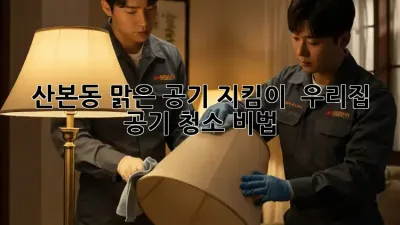 산본동 맑은 공기 지킴이 💨 우리집 공기 청소 비법 🏡